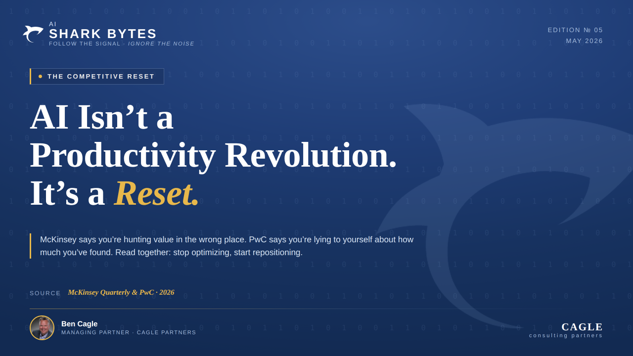 AI Is Not a Productivity Revolution. It’s a Competitive Reset. masthead